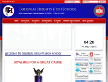 Tablet Screenshot of chhs.colonialhts.net